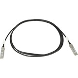 Hewlett Packard Enterprise 10G SFP+ to SFP+ 3m Direct Attach Copper câble d'InfiniBand SFP+ Noir Noir, 3 m, SFP+, SFP+, Mâle/Mâle, Noir, 10 Gbit/s