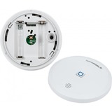 Homematic IP HmIP-SWD détecteur d'eau Dispositif Sensmitter Sans fil Blanc, Batterie, 100 mA, LR03 / Micro / AAA, 1,5 V, 80 mm, 80 mm