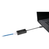 Kensington Adaptateur USB-C vers Gigabit Ethernet CA1100E Noir, Avec fil, USB Type-C, Ethernet, 1000 Mbit/s, Noir