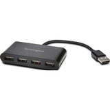 Kensington Hub 4 ports USB 3.0 UH4000 — Noir, Hub USB Noir, USB 3.2 Gen 1 (3.1 Gen 1) Type-A, USB 3.2 Gen 1 (3.1 Gen 1) Type-A, 5000 Mbit/s, Noir, Chine, Windows 7, Windows 8, Windows 8.1, Windows Vista, Windows XP