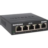 Netgear GS305 v3, Switch Noir, Non-géré, L2, Gigabit Ethernet (10/100/1000), Montage mural