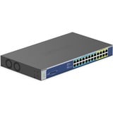 Netgear GS524PP, Switch Non-géré, Gigabit Ethernet (10/100/1000), Connexion Ethernet, supportant l'alimentation via ce port (PoE), Grille de montage