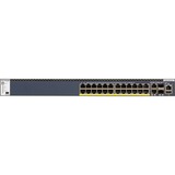 Netgear ProSAFE M4300-28G-PoE+, Switch Géré, L2/L3/L4, 10G Ethernet (100/1000/10000), Connexion Ethernet, supportant l'alimentation via ce port (PoE), Grille de montage, 1U