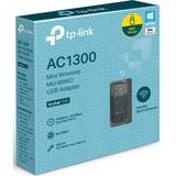 TP-Link Adaptateur USB sans fil MU-MIMO Archer T3U AC1300 mini, Adaptateur WLAN Noir