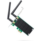 TP-Link Archer T4E Interne WLAN 867 Mbit/s, Adaptateur WLAN Interne, Sans fil, PCI Express, WLAN, 867 Mbit/s, Noir, Vert