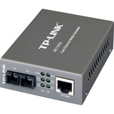 TP-Link MC110CS convertisseur de support réseau 1000 Mbit/s 1310 nm Noir Gris, 1000 Mbit/s, IEEE 802.3, IEEE 802.3u, IEEE 802.3x, Gigabit Ethernet, 1000 Mbit/s, UTP 3, 4, 5e, 5, SC, Vente au détail