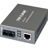TP-Link MC110CS convertisseur de support réseau 1000 Mbit/s 1310 nm Noir Gris, 1000 Mbit/s, IEEE 802.3, IEEE 802.3u, IEEE 802.3x, Gigabit Ethernet, 1000 Mbit/s, UTP 3, 4, 5e, 5, SC