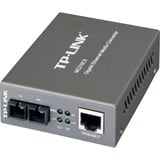 TP-Link MC210CS convertisseur de support réseau 1000 Mbit/s 1310 nm Monomode Noir Gris, 1000 Mbit/s, IEEE 802.1ab, IEEE 802.3x, IEEE 802.3z, Gigabit Ethernet, 1000 Mbit/s, SC, Avec fil, Vente au détail