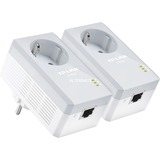 TP-Link TL-PA4010P KIT V5 Adaptateur réseau CPL 600 Mbit/s Ethernet/LAN Blanc 2 pièce(s), PowerLAN Blanc, 600 Mbit/s, IEEE 802.3,IEEE 802.3u, Fast Ethernet, 10,100 Mbit/s, HomePlug AV, OFDM, Kit
