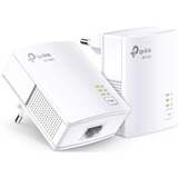 TP-Link TL-PA7017 KIT 1000 Mbit/s Ethernet/LAN Blanc 2 pièce(s), PowerLAN Blanc, 1000 Mbit/s, IEEE 802.3,IEEE 802.3ab,IEEE 802.3u, Type F, OFDM, 128-bit AES, 300 m
