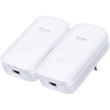TP-Link TL-PA8010 KIT Adaptateur réseau CPL 1000 Mbit/s Ethernet/LAN Blanc 2 pièce(s), PowerLAN Blanc, 1000 Mbit/s, IEEE 802.3,IEEE 802.3ab,IEEE 802.3u, Gigabit Ethernet, 10,100,1000 Mbit/s, 10BASE-T,100BASE-TX,1000BASE-T, HomePlug AV2