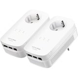 TP-Link TL-PA8030P KIT Adaptateur réseau CPL 1200 Mbit/s Ethernet/LAN Blanc 2 pièce(s), Powerline Blanc, 1200 Mbit/s, IEEE 802.3, IEEE 802.3ab, IEEE 802.3u, Gigabit Ethernet, 10,100,1000 Mbit/s, 10BASE-T, 100BASE-TX, 1000BASE-T, HomePlug AV2