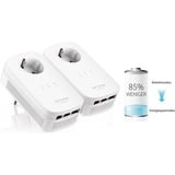 TP-Link TL-PA8030P KIT Adaptateur réseau CPL 1200 Mbit/s Ethernet/LAN Blanc 2 pièce(s), Powerline Blanc, 1200 Mbit/s, IEEE 802.3, IEEE 802.3ab, IEEE 802.3u, Gigabit Ethernet, 10,100,1000 Mbit/s, 10BASE-T, 100BASE-TX, 1000BASE-T, HomePlug AV2