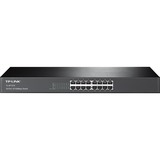 TP-Link TL-SF1016 Non-géré Fast Ethernet (10/100) 1U Noir, Switch Noir, Non-géré, Fast Ethernet (10/100), Grille de montage, 1U