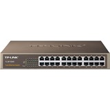 TP-Link TL-SF1024D commutateur réseau Non-géré Fast Ethernet (10/100) Noir, Switch Marron, Non-géré, Fast Ethernet (10/100), Grille de montage, Vente au détail