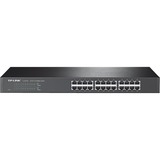 TP-Link TL-SF1024 Non-géré Fast Ethernet (10/100) 1U Noir, Switch Noir, Non-géré, Fast Ethernet (10/100), Full duplex, Grille de montage, 1U