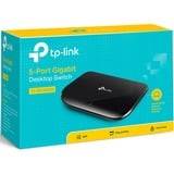 TP-Link TL-SG1005D Non-géré Gigabit Ethernet (10/100/1000) Noir, Switch Noir, Non-géré, Gigabit Ethernet (10/100/1000), Full duplex