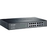 TP-Link TL-SG1016DE Géré L2 Gigabit Ethernet (10/100/1000) 1U Noir, Switch Noir, Géré, L2, Gigabit Ethernet (10/100/1000), Grille de montage, 1U