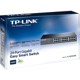 TP-Link TL-SG1024DE Géré L2 Gigabit Ethernet (10/100/1000) 1U Noir, Switch Noir, Géré, L2, Gigabit Ethernet (10/100/1000), Grille de montage, 1U