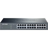 TP-Link TL-SG1024D Non-géré Gigabit Ethernet (10/100/1000) Gris, Switch Non-géré, Gigabit Ethernet (10/100/1000), Full duplex, Grille de montage, Vente au détail