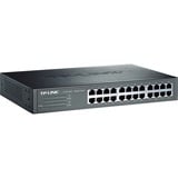 TP-Link TL-SG1024D Non-géré Gigabit Ethernet (10/100/1000) Gris, Switch Non-géré, Gigabit Ethernet (10/100/1000), Full duplex, Grille de montage, Vente au détail