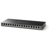 TP-Link TL-SG116E Commutateur Gigabit non géré 16 ports Pro, Switch Noir, Non-géré, L2, Gigabit Ethernet (10/100/1000), Full duplex