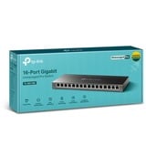 TP-Link TL-SG116E Non-géré L2 Gigabit Ethernet (10/100/1000) Noir, Switch Noir, Non-géré, L2, Gigabit Ethernet (10/100/1000), Full duplex