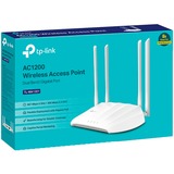 TP-Link TL-WA1201 point d'accès réseaux locaux sans fil 867 Mbit/s Blanc Connexion Ethernet, supportant l'alimentation via ce port (PoE) 2,4 GHz, 5 GHz, 867 Mbit/s, 64-bit WEP, 128-bit WEP, WPA, WPA-PSK, WPA2, WPA2-PSK, 10,100,1000 Mbit/s