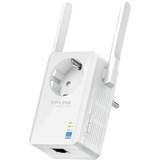 TP-Link TL-WA860RE Adaptateur réseau CPL 300 Mbit/s Ethernet/LAN Wifi Blanc 1 pièce(s), Répéteur Blanc, 300 Mbit/s, IEEE 802.11b, IEEE 802.11g, IEEE 802.11n, IEEE 802.3, IEEE 802.3u, Fast Ethernet, 10,100 Mbit/s, Wi-Fi 4 (802.11n), 802.11b, 802.11g, Wi-Fi 4 (802.11n)