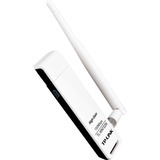 TP-Link TL-WN722N, Adaptateur WLAN Blanc, Sans fil, USB, WLAN, Wi-Fi 4 (802.11n), 150 Mbit/s, Noir, Blanc, Vente au détail