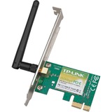 TP-Link TL-WN781ND carte réseau Interne WLAN 150 Mbit/s, Adaptateur WLAN Interne, Sans fil, PCI Express, WLAN, 150 Mbit/s, Vert, Vente au détail