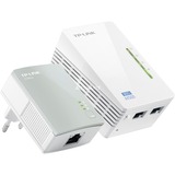 TP-Link TL-WPA4220KIT, PowerLAN Blanc, Deux Adaptateurs, Retail, Vente au détail