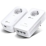 TP-Link TL-WPA8631P Kit AV1300 Gigabit Passthrough Powerline AC Wifi-kit, CPL Blanc, 2 pièces