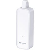 TP-Link TP-Link USB3 à Gigabit Ethernet adaptateur, Carte réseau Blanc, Avec fil, USB, Ethernet, 1000 Mbit/s, Blanc