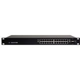 Ubiquiti EdgeSwitch 24 250W Géré L2/L3 Gigabit Ethernet (10/100/1000) Connexion Ethernet, supportant l'alimentation via ce port (PoE) 1U Noir Géré, L2/L3, Gigabit Ethernet (10/100/1000), Connexion Ethernet, supportant l'alimentation via ce port (PoE), Grille de montage, 1U