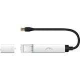 Ubiquiti INS-8023AF-O adaptateur et injecteur PoE Fast Ethernet 18 V, PoE-Injecteur Fast Ethernet, 10,100 Mbit/s, 10/100, Noir, Blanc, 18 V, 0.7 A
