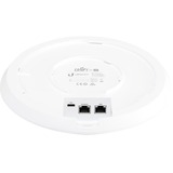 Ubiquiti UniFi AC HD 1700 Mbit/s Blanc Connexion Ethernet, supportant l'alimentation via ce port (PoE), Point d'accès Blanc, 1700 Mbit/s, IEEE 802.11a, IEEE 802.11ac, IEEE 802.11b, IEEE 802.11g, IEEE 802.11n, IEEE 802.1Q, IEEE 802.3at, AES, TKIP, WEP, WPA, WPA-PSK, WPA2, USB Type-C, 17 W, Plafond, Mur