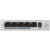 Zyxel GS1005HP GbE Unmanaged PoE Switch Gris, Non-géré, Gigabit Ethernet (10/100/1000), Full duplex, Connexion Ethernet, supportant l'alimentation via ce port (PoE)