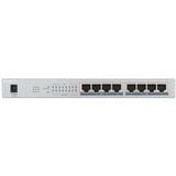 Zyxel GS1008HP, Switch Gris, Non-géré, Gigabit Ethernet (10/100/1000), Connexion Ethernet, supportant l'alimentation via ce port (PoE)