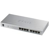 Zyxel GS1008HP, Switch Gris, Non-géré, Gigabit Ethernet (10/100/1000), Connexion Ethernet, supportant l'alimentation via ce port (PoE)