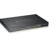 Zyxel GS1920-24HPV2 Géré Gigabit Ethernet (10/100/1000) Connexion Ethernet, supportant l'alimentation via ce port (PoE) Noir, Switch Noir, Géré, Gigabit Ethernet (10/100/1000), Connexion Ethernet, supportant l'alimentation via ce port (PoE), Grille de montage