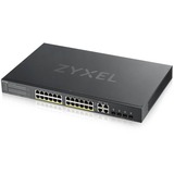 Zyxel GS1920-24HPV2 Géré Gigabit Ethernet (10/100/1000) Connexion Ethernet, supportant l'alimentation via ce port (PoE) Noir, Switch Noir, Géré, Gigabit Ethernet (10/100/1000), Connexion Ethernet, supportant l'alimentation via ce port (PoE), Grille de montage