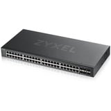 Zyxel GS1920-48V2 Géré Gigabit Ethernet (10/100/1000) Noir, Switch Noir, Géré, Gigabit Ethernet (10/100/1000), Grille de montage