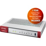 Zyxel USG Flex 100 pare-feux (matériel) 900 Mbit/s 900 Mbit/s, 270 Mbit/s, 42,65 BTU/h, 989810 h, DCC, CE, C-Tick, LVD, IPSEC,SSL/TLS