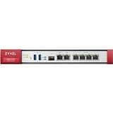 Zyxel USG Flex 200 pare-feux (matériel) 1800 Mbit/s 1800 Mbit/s, 450 Mbit/s, 100 Gbit/s, 60 transactions/sec, 45,38 BTU/h, 529688,2 h