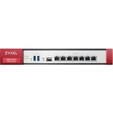 Zyxel USG Flex 500 pare-feux (matériel) 1U 2300 Mbit/s 2300 Mbit/s, 810 Mbit/s, 82,23 BTU/h, 41,5 dB, 529688 h, DCC, CE, C-Tick, LVD