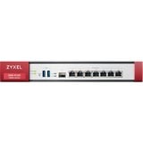 Zyxel USG Flex 500 pare-feux (matériel) 1U 2300 Mbit/s 2300 Mbit/s, 810 Mbit/s, 82,23 BTU/h, 41,5 dB, 529688 h, DCC, CE, C-Tick, LVD