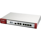 Zyxel VPN Firewall VPN 100 pare-feux (matériel) 2000 Mbit/s 2000 Mbit/s, 500 Mbit/s, 45,38 BTU/h, 529688,2 h, Avec fil, Ethernet (RJ-45)