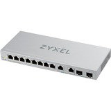 Zyxel XGS1210-12 Géré 2.5G Ethernet Gris, Switch Géré, 2.5G Ethernet, Full duplex