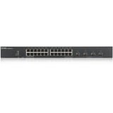 Zyxel XGS1930-28 Géré L3 Gigabit Ethernet (10/100/1000) Noir, Switch Noir, Géré, L3, Gigabit Ethernet (10/100/1000), Grille de montage